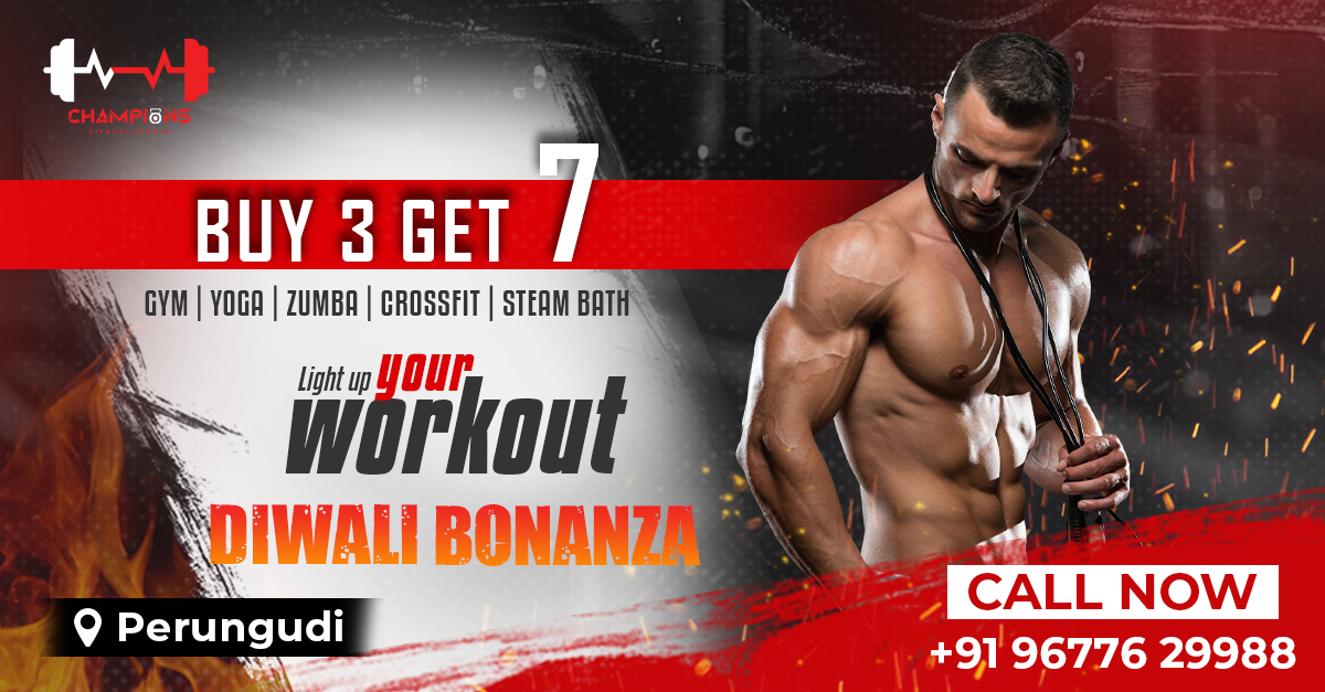 Champions Fitness Studio - Diwali Bonanza